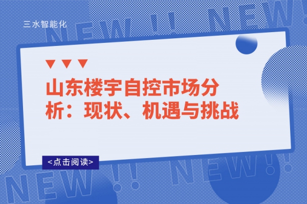 山東樓宇自控市場(chǎng)分析：現(xiàn)狀、機(jī)遇與挑戰(zhàn)
